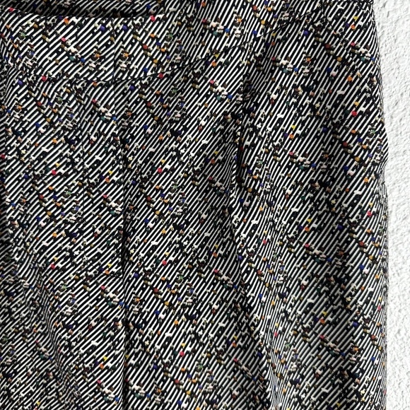 Akris Punto Multicolor Wool Trouser Pant SZ 2 - Picture 3 of 6